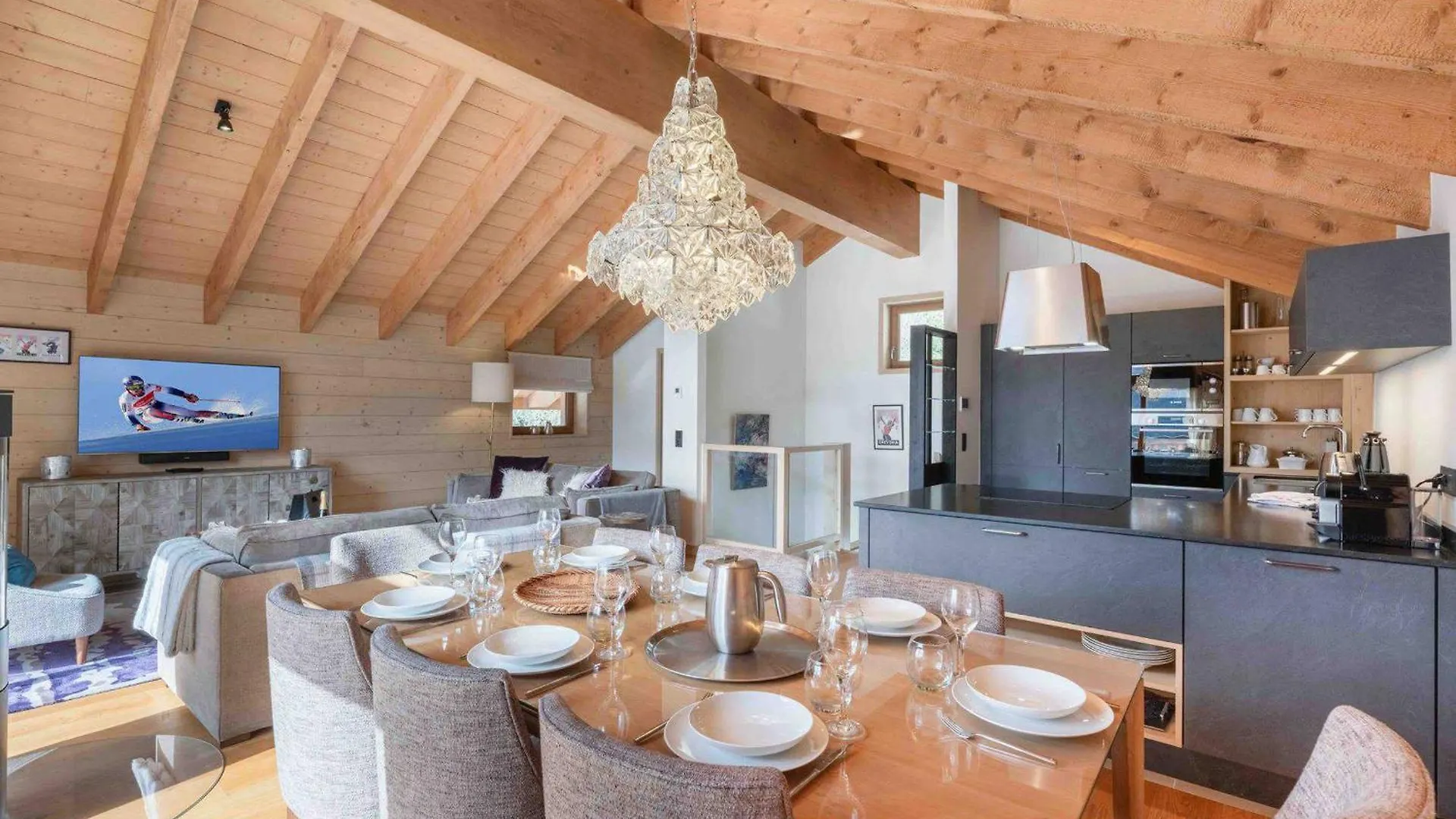 Chalet Chic Avec Jacuzzi Et Sauna A Meribel - Fr-1-565-131  Les Allues